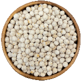 White chickpeas